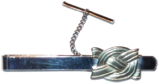 Å knute slipsklype sølv